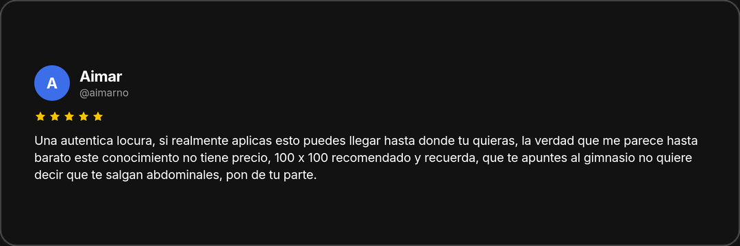 Testimonio de Aimar
